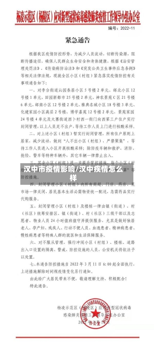 汉中市疫情影响/汉中疾情怎么样-第3张图片