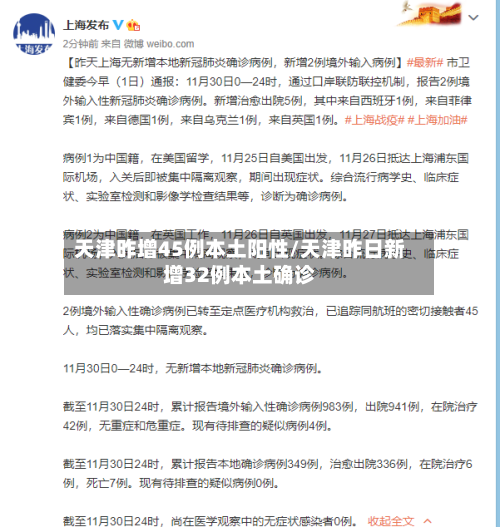 天津昨增45例本土阳性/天津昨日新增32例本土确诊-第3张图片