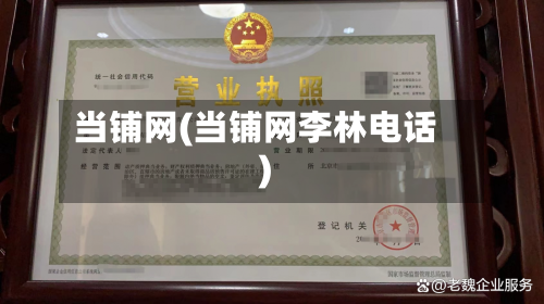 当铺网(当铺网李林电话)-第1张图片