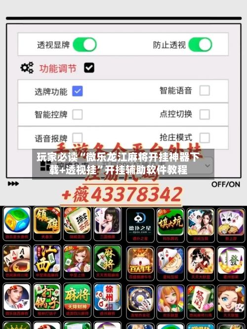 玩家必读“微乐龙江麻将开挂神器下载+透视挂	”开挂辅助软件教程-第2张图片