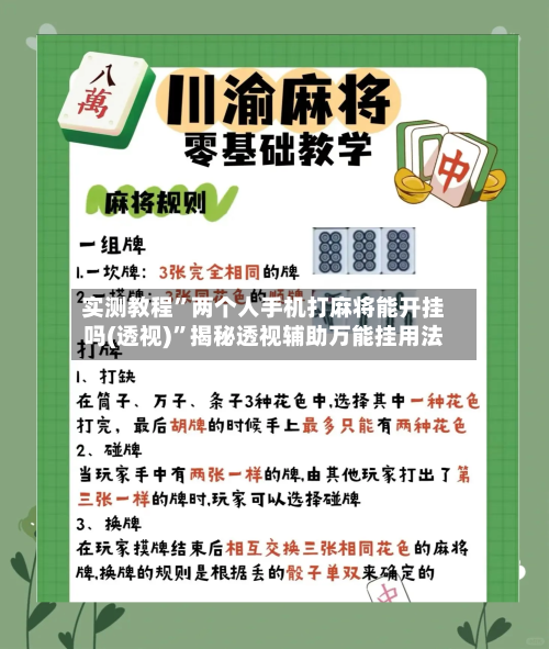 实测教程”两个人手机打麻将能开挂吗(透视)”揭秘透视辅助万能挂用法-第1张图片