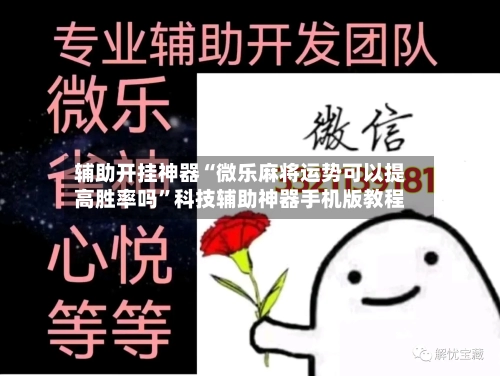 辅助开挂神器“微乐麻将运势可以提高胜率吗”科技辅助神器手机版教程-第1张图片