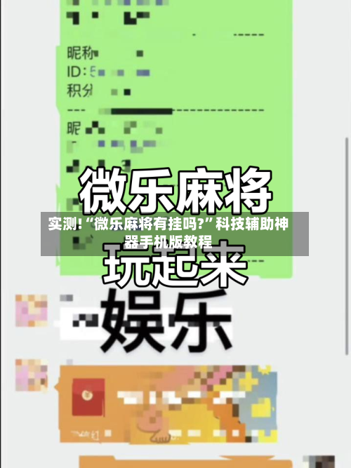 实测!“微乐麻将有挂吗?”科技辅助神器手机版教程-第3张图片