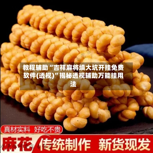 教程辅助“吉祥麻将填大坑开挂免费软件(透视)”揭秘透视辅助万能挂用法-第1张图片