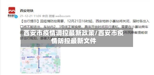 西安市疫情调控最新政策/西安市疫情防控最新文件-第1张图片