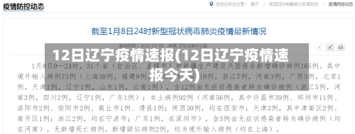 12日辽宁疫情速报(12日辽宁疫情速报今天)-第2张图片