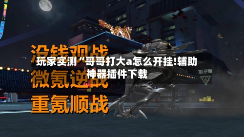 玩家实测“哥哥打大a怎么开挂!辅助神器插件下载-第2张图片