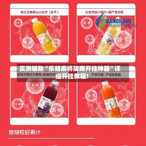 实测辅助“乐胡麻将陇南开挂神器”详细开挂教程!-第1张图片