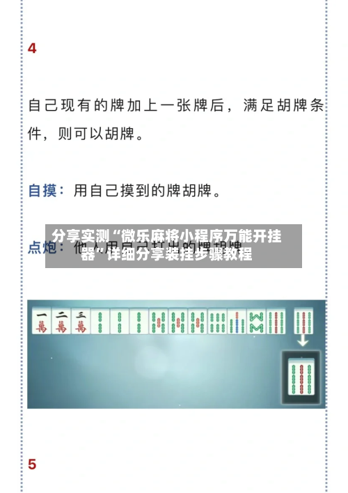 分享实测“微乐麻将小程序万能开挂器”详细分享装挂步骤教程-第3张图片