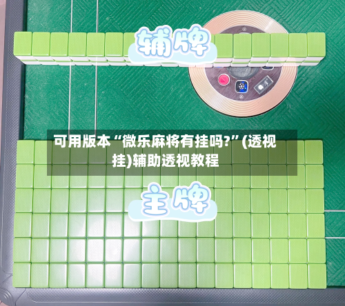 可用版本“微乐麻将有挂吗?”(透视挂)辅助透视教程-第1张图片