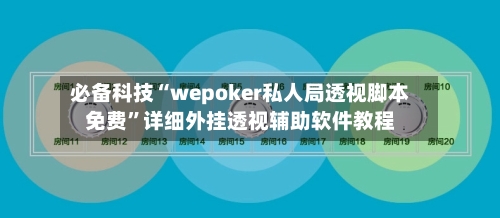 必备科技“wepoker私人局透视脚本免费	”详细外挂透视辅助软件教程-第2张图片