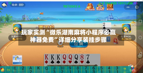 玩家实测“微乐湖南麻将小程序必赢神器免费”详细分享装挂步骤-第2张图片