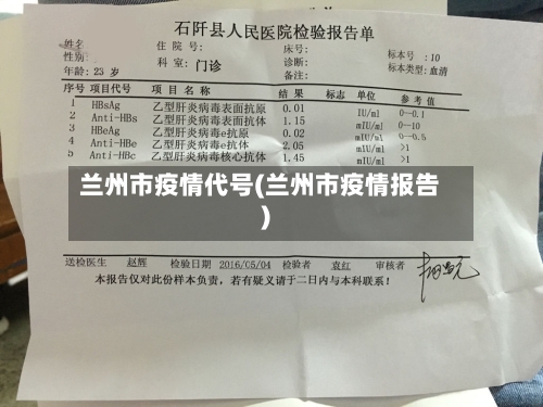 兰州市疫情代号(兰州市疫情报告)-第2张图片