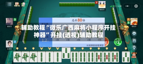 辅助教程“微乐广西麻将小程序开挂神器	”开挂(透视)辅助教程-第2张图片