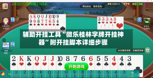 辅助开挂工具“微乐桂林字牌开挂神器	”附开挂脚本详细步骤-第2张图片
