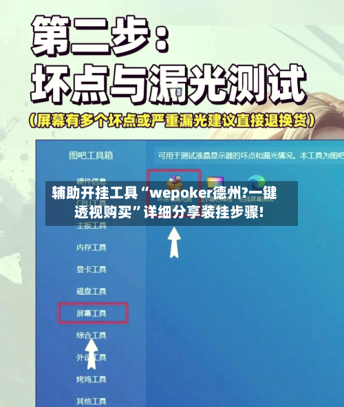 辅助开挂工具“wepoker德州?一键透视购买”详细分享装挂步骤!-第3张图片