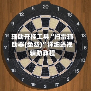 辅助开挂工具“扫雷辅助器(免费)	”详细透视辅助教程-第1张图片