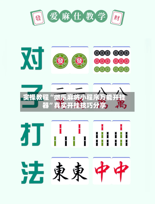 实操教程“微乐麻将小程序万能开挂器”真实开挂技巧分享-第2张图片