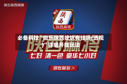必备科技“微乐陕西挖坑有挂吗(透视)”详细开挂玩法-第1张图片