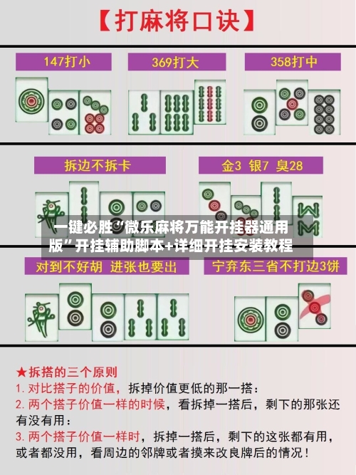 一键必胜“微乐麻将万能开挂器通用版”开挂辅助脚本+详细开挂安装教程-第1张图片