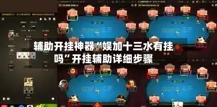 辅助开挂神器“娱加十三水有挂吗”开挂辅助详细步骤-第1张图片