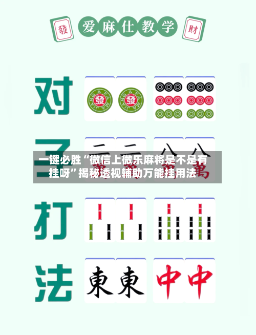 一键必胜“微信上微乐麻将是不是有挂呀	”揭秘透视辅助万能挂用法-第2张图片