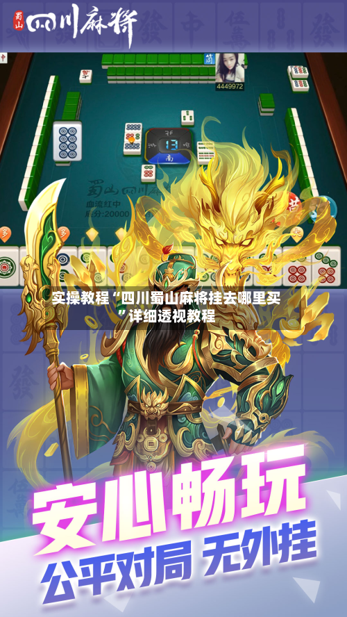 实操教程“四川蜀山麻将挂去哪里买	”详细透视教程-第2张图片