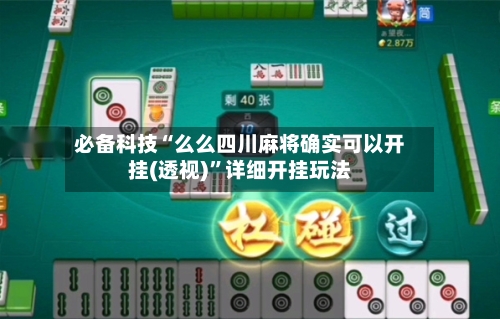 必备科技“么么四川麻将确实可以开挂(透视)	”详细开挂玩法-第2张图片