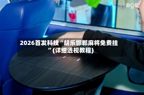 2026首发科技“胡乐邯郸麻将免费挂”(详细透视教程)-第1张图片